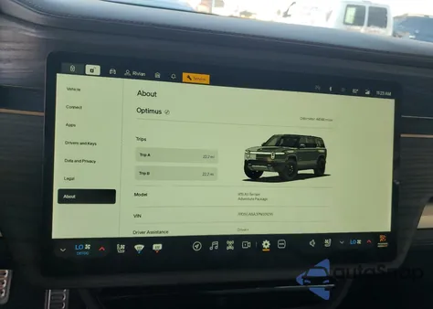 2023 Rivian R1S Adventure z USA, uszkodzony, nr VIN 7PDSGABA3PN009295
